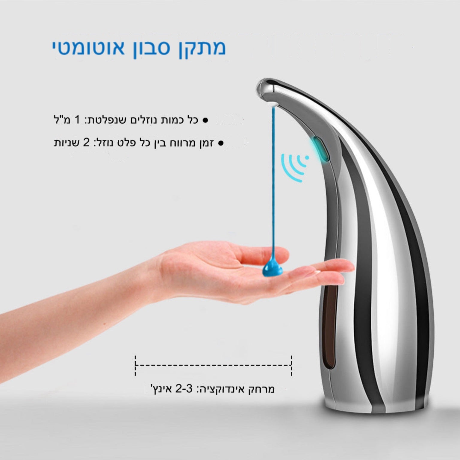 מתקן סבון אוטומטי מעוצב